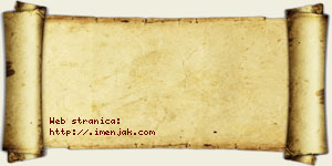 Jasmina Bilić vizit kartica